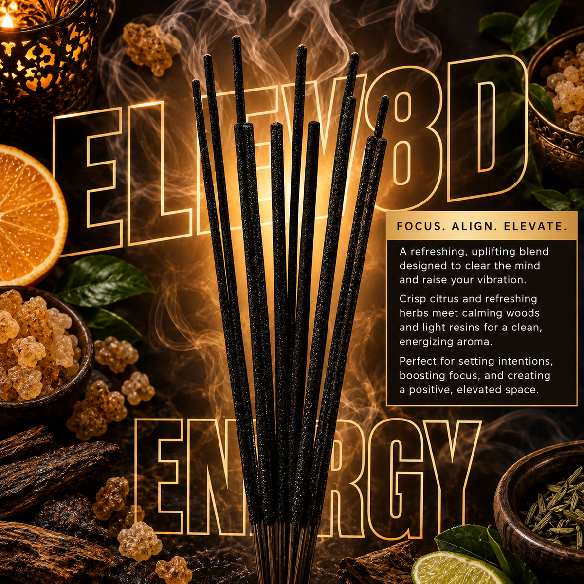 Elev8d Energy Incense