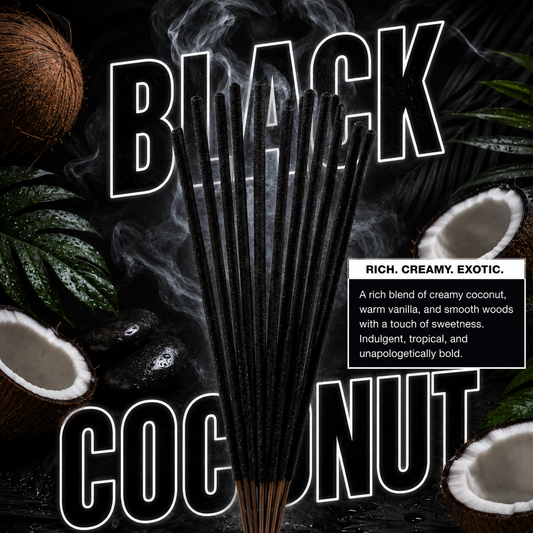 Black Coconut Incense