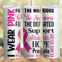 Breast Cancer Awareness Tee | Free 20oz Tumbler Included | My Area Elev8d