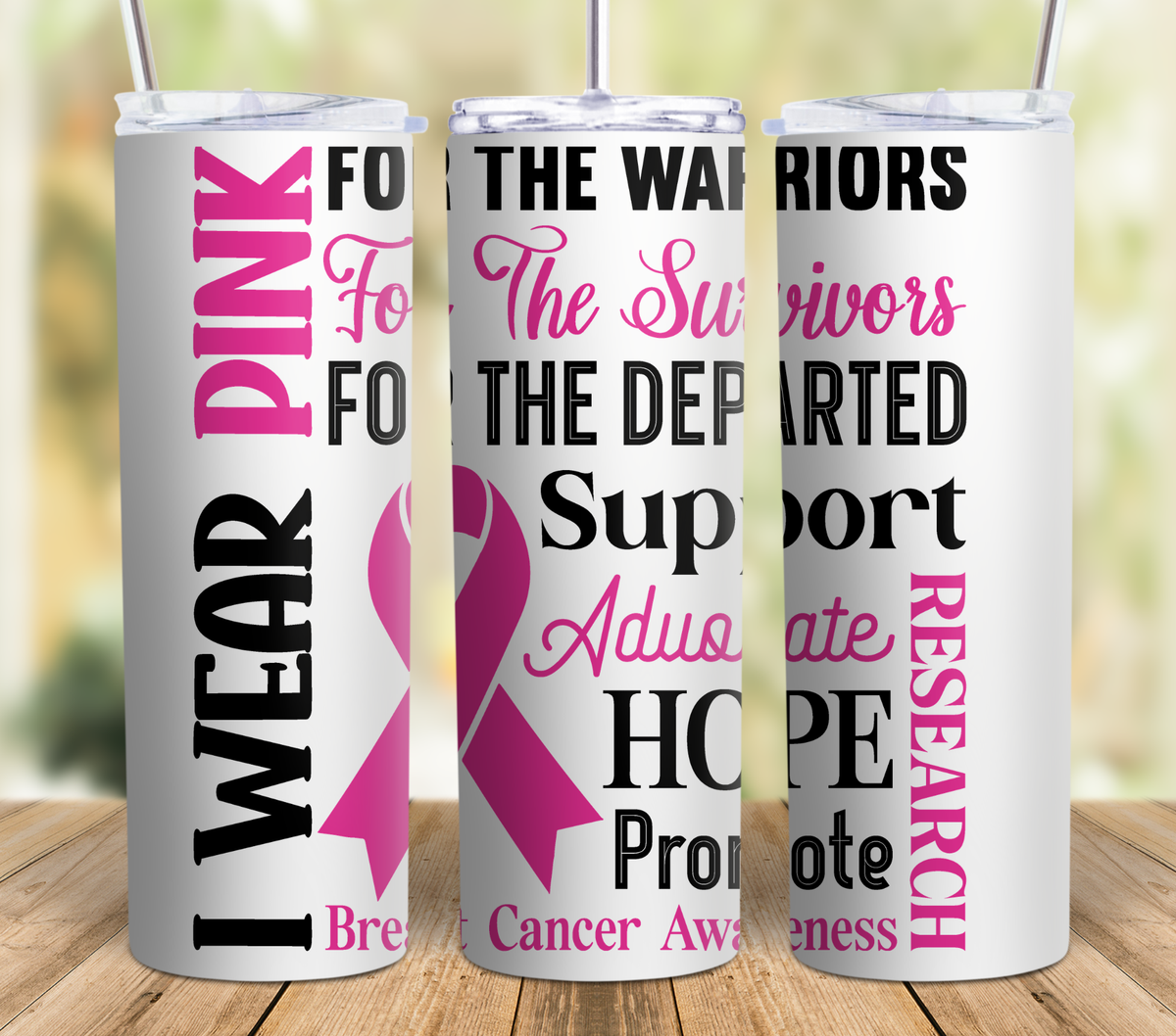 Breast Cancer Awareness Tee | Free 20oz Tumbler Included | My Area Elev8d